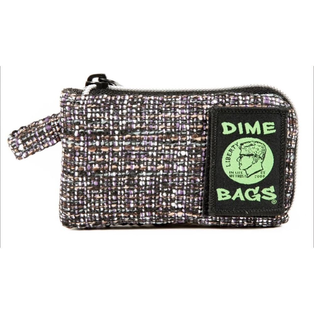 5" Padded Pouch From‎ Dime Bags-Static purple NWT
